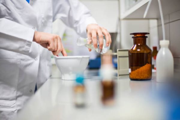 Homeopathic pillules and remedy bottles