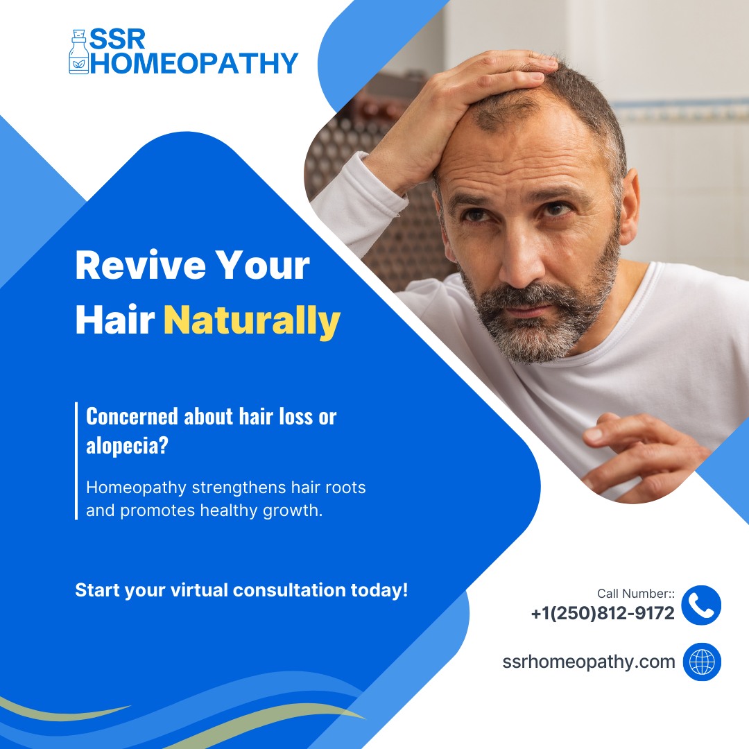 Post about alopecia and hair support with homeopathy