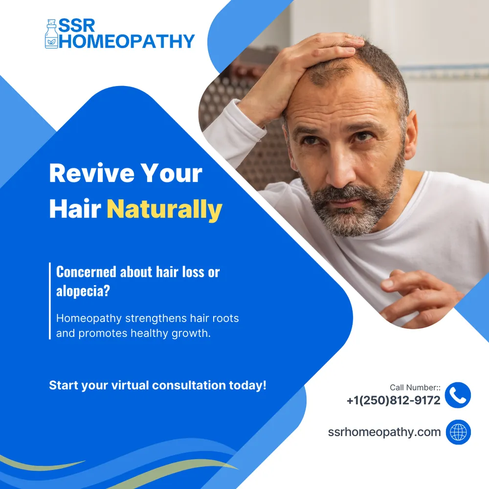 Post about alopecia and hair support with homeopathy